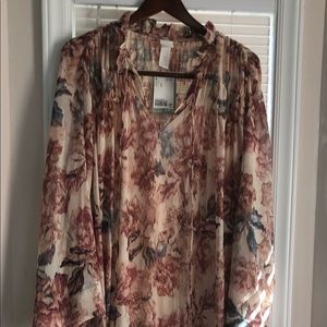 H&M Floral Maxi Dress NWT SIZE XXL